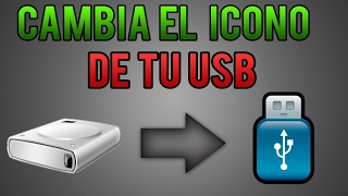 Agregar Poner Icono a Nuestro USB sin programas Personalización [upl. by Elgna]