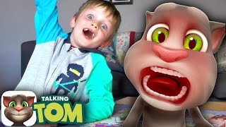 NEW Talking Tom Cat app  Relaunch Exclusive First Laugh [upl. by Akerboom620]