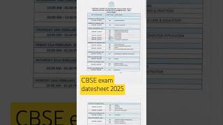 CBSE 12th datesheet  Board exam date  ISc  cbse education exam [upl. by Nirehtak]