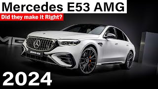 Mercedes E53 AMG REVEAL  did they make it right [upl. by Peonir]