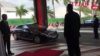 Arrivée du roi Mohammed VI au sommet UAUE à Abidjan [upl. by Whitman]