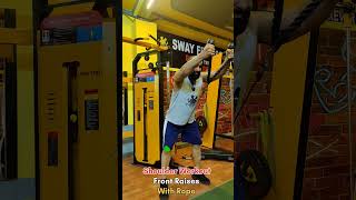 Front Raises 💪🏻 Shoulder Front Raises With Rope🔥 Shoulder Workout [upl. by Cosetta]