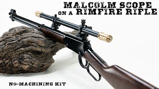 Mounting a Malcolm Scope on your Rimfire Lever Action no Machining  A Century and Counting S2E5 [upl. by Aihsile]