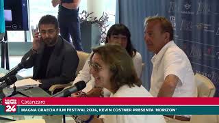 Magna Graecia Film Festival 2024 Kevin Costner presenta Horizon [upl. by Refinnaej180]