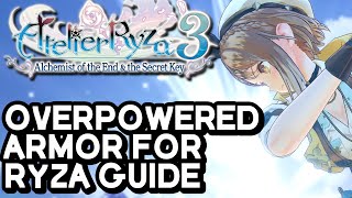 Atelier Ryza 3 Insanely Overpowered Armor For Ryza [upl. by Ainoyek]