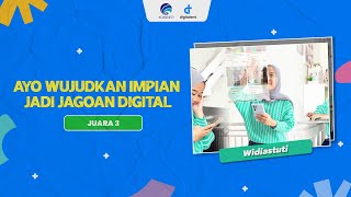 Ayo Wujudkan Impian Jadi Jagoan Digital  Juara 3 Lomba Video Pendek  Widiastuti  DTS Kominfo [upl. by Nerok]