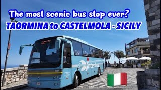 SICILY  CASTELMOLA  Taormina to Castelmola 🇮🇹 [upl. by Melgar]