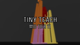 Tiny Teach  Roblox Tiered Obby Completion Mid Tier 11 [upl. by Moreen]