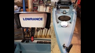 Hobie Compass  Lowrance Elite Ti and Point1 install [upl. by Enairb]