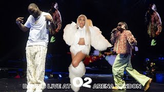 Davido Mayorkun Kamo Mphela Live At O2 Arena London 2024  Betty Butter Dalie Video Performances [upl. by Anaj]