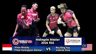 Rinov RivaldyPhita Haningtyas Mentari vs Roy King YapValeree Siow  Malaysia Master 2024 [upl. by Haizek]