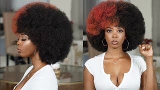 THE BEST DAMN 4C AFRO TUTORIAL EVER [upl. by Llertram]