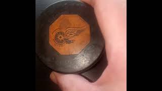 Picked up an early 1970s Detroit Red Wings puck at an estate sale for a dime [upl. by Grishilde257]