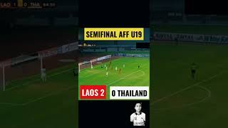 LAOS U19 VS THAILAND U19 20 football naturalisasi aseanfootball [upl. by Ynatirb24]