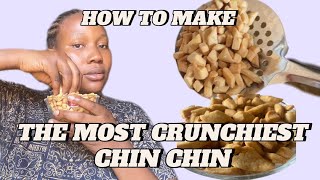 How to make crunchy chin chin [upl. by Ehcor]