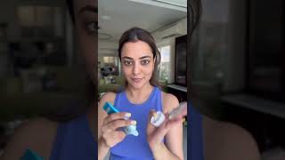 Princess Nisha aggarwal 7hour flight skin care routine 😍 [upl. by Mauretta]