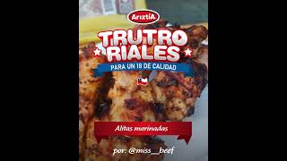 Trutroriales Ariztía  Alitas marinadas  missbeef [upl. by Itsym]