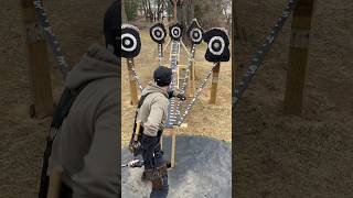 Knife Throwing 3 knives under 3 seconds [upl. by Phyllys]