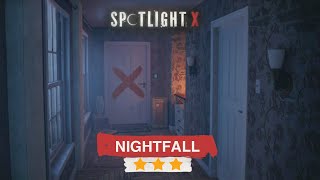 spotlight x room escape chapter 1 nightfall walkthrough [upl. by Aryaz48]