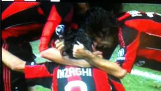 MILAN REAL 22  PIPPO INZAGHI PRIMO GOL [upl. by Yci519]