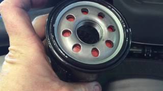 Isuzu DMAX Oil Filter Replacement 2013 [upl. by Ilonka]