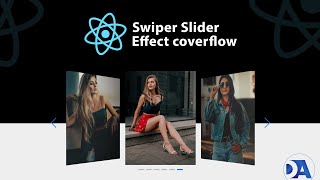 Create a carousel slider from scratch  How to use Swiper Slider in React  Swiper slide js [upl. by Eurydice]