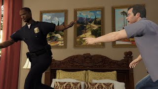 Michael Catches his Wife Cheating With Officer Tenpenny [upl. by Northway685]