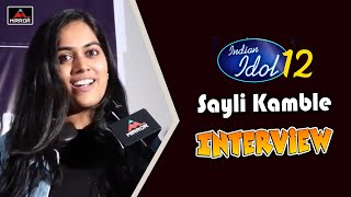 Indian Idol 12 Finalist Singer Sayli Kamble Singing Song  Sayli Kamble Interview  Mirror TV [upl. by Luelle]