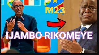 M23 yongeye guteza akavuyo muri EAST AFRICA  IJAMBO RIKOMEYE President KAGAME yabivuzeho [upl. by Ad216]