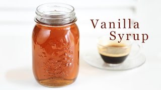 How to Make Vanilla Syrup 바닐라 시럽 만들기  한글자막 [upl. by Felita997]