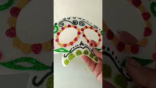 Sombrerito y antifaz para perrito 🐕 manualidadesfoami diy diademuertos [upl. by Airdnaz944]