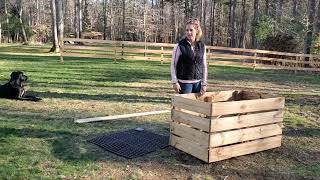 Build a hay box for your horse cheap and easy [upl. by Ttelrats270]