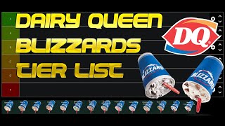 Dairy Queen Blizzards Tier List [upl. by Anette934]