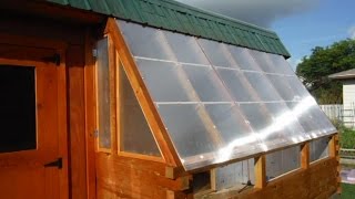 Greenhouse Shed Build Part 10 Windows and Glazing [upl. by Ehrlich418]