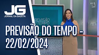 Previsão do Tempo – 22022024 [upl. by Nonnahc996]