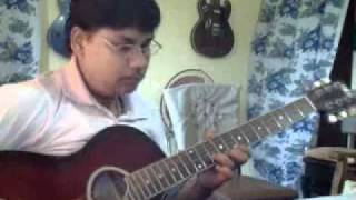 O mere dil ki chain on Guitar [upl. by Alexandra]