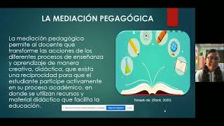 LA IMPORTANCIA DE LA MEDIACIÓN PEDAGÓGICA EN LA EDUCACIÓN [upl. by Rollin]