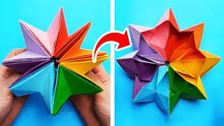 SIMPLE PAPER CRAFTS TO HAVE FUN  5Minute Decor DIYs With Paper To Try At Home [upl. by Ahsead]