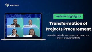 Webinar highlight on Transformation of Projects Procurement [upl. by Anavlys]