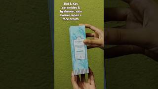 Dot amp Key Ceramides amp hyaluronic skin barrier repair face cream  Review [upl. by Manville]