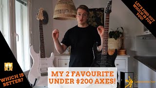 2 Best Electric Guitars Under 200 Yamaha Pacifica 012 vs Ibanez GRX70QA [upl. by Gilberte]