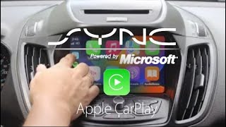 AppleCarPlay en Sync2 Pantallas Ford  install appleCarPlay in Car Easy [upl. by Ahsiatal]