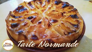 Recette Tarte Normande aux Pommes [upl. by Goar]