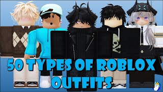 50 Types of Roblox Avtar Outfit Ideas [upl. by Ahsiad]