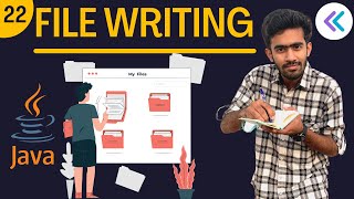 File Writing in Java  OOPs  Java Programming  Ep22  Tamil  code io [upl. by Rainah439]