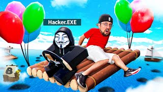 Roblox Build a Boat for Treasure Hacker helps me Win amp Lose [upl. by Aixela]