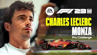 F1® 23  Can you beat Charles Leclerc’s time in Monza  Pro Challenge [upl. by Mongeau]