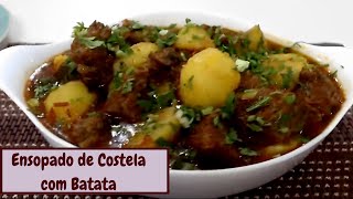 COSTELA COM BATATAS NA PANELA DE PRESSÃO RECEITA PERFEITA PARA OS DIAS FRIOS [upl. by Burkitt38]