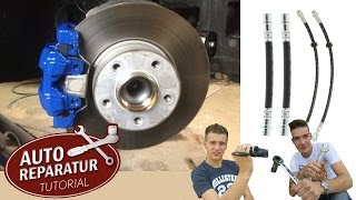 Bremsschlauch wechseln  Bremsen entlüften  DIY Tutorial [upl. by Freud61]