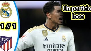 Resumen y goles del partido Real Madrid contra Atlético de Madrid hoy un partido loco 11 [upl. by Anitnatsnok]